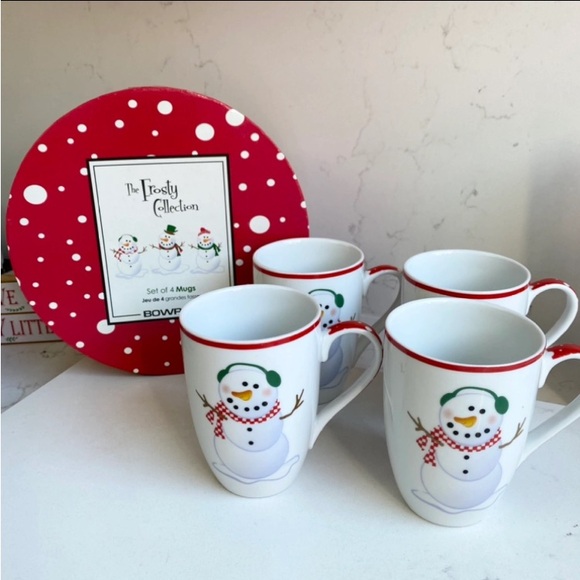 NEW Bowring The Frosty Collection Snowman Mug Set - Picture 3 of 7